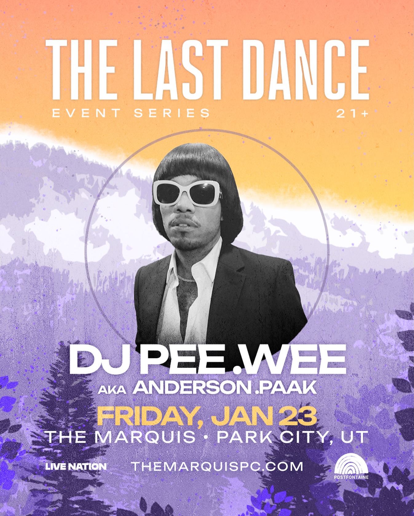 Dj pee .wee The Romantic Tour Poster 2026